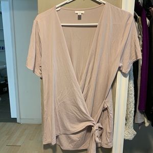 BP Nordstrom wrap blouse